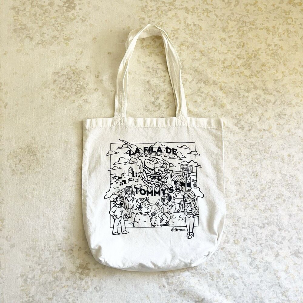 La Fila De Tommys E Arenas Tote Bag Eduardo Edoardo Chavarín Music Los Angeles